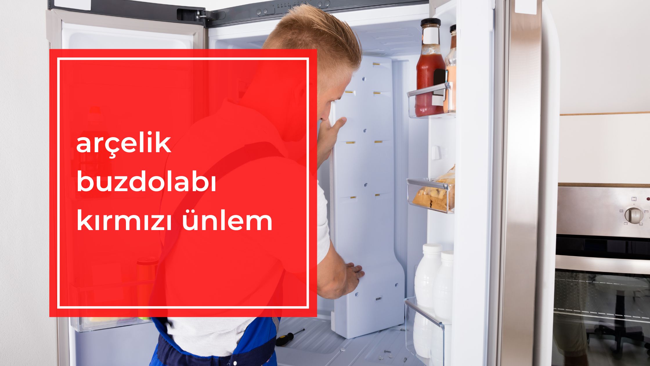 Arçelik Buzdolabı Kırmızı Ünlem