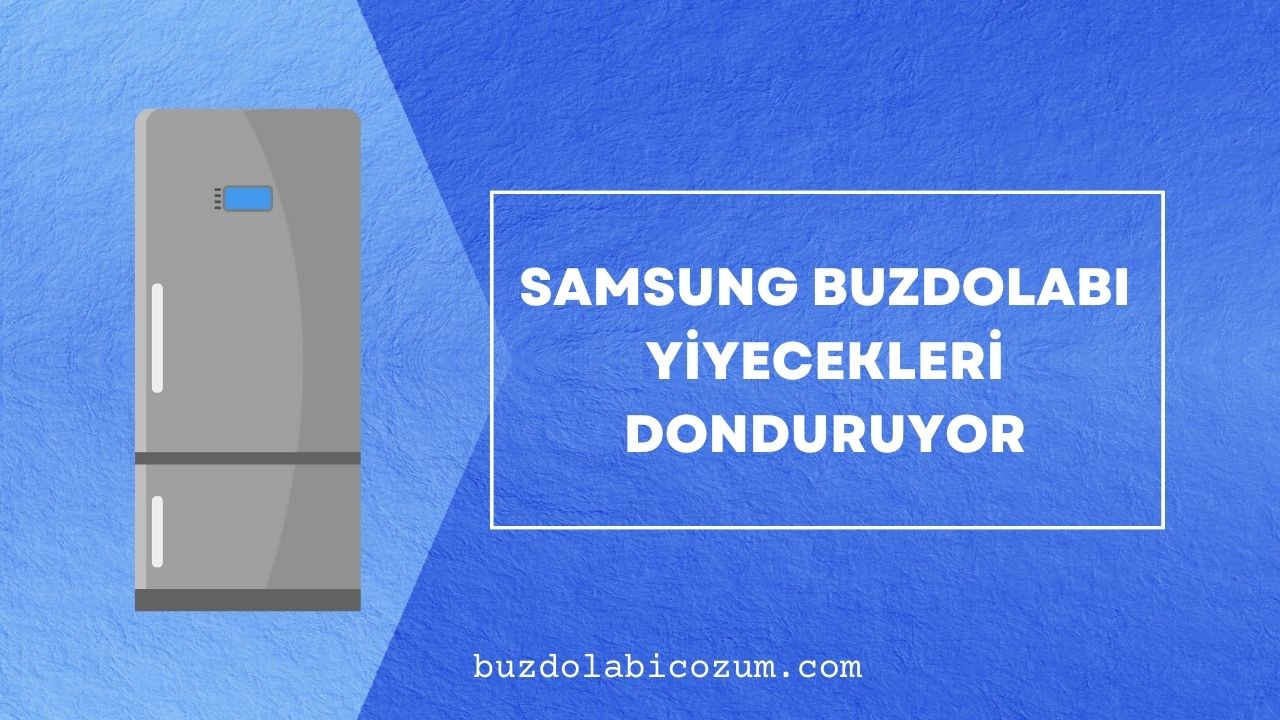 Samsung Buzdolabı Yiyecekleri Donduruyor